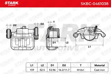 PINZA DE FRENO (SIN  DEVOLUCIÓN CAS