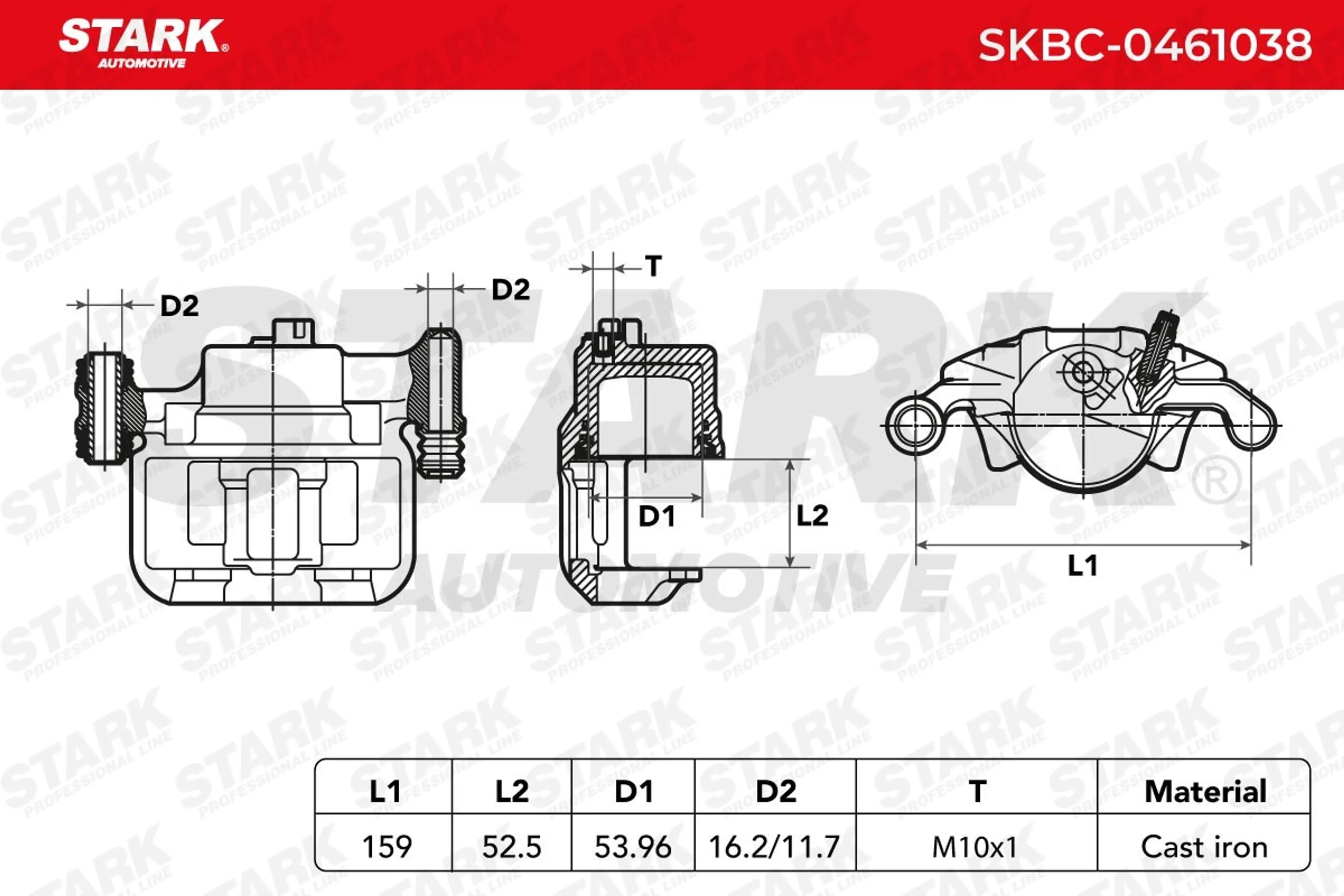 PINZA DE FRENO (SIN  DEVOLUCIÓN CAS