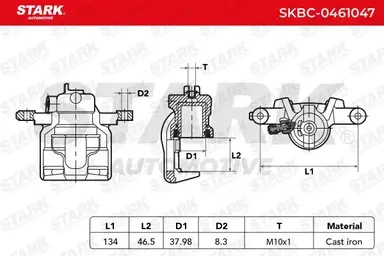 PINZA DE FRENO (SIN  DEVOLUCIÓN CAS
