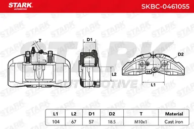 PINZA DE FRENO (SIN  DEVOLUCIÓN CAS