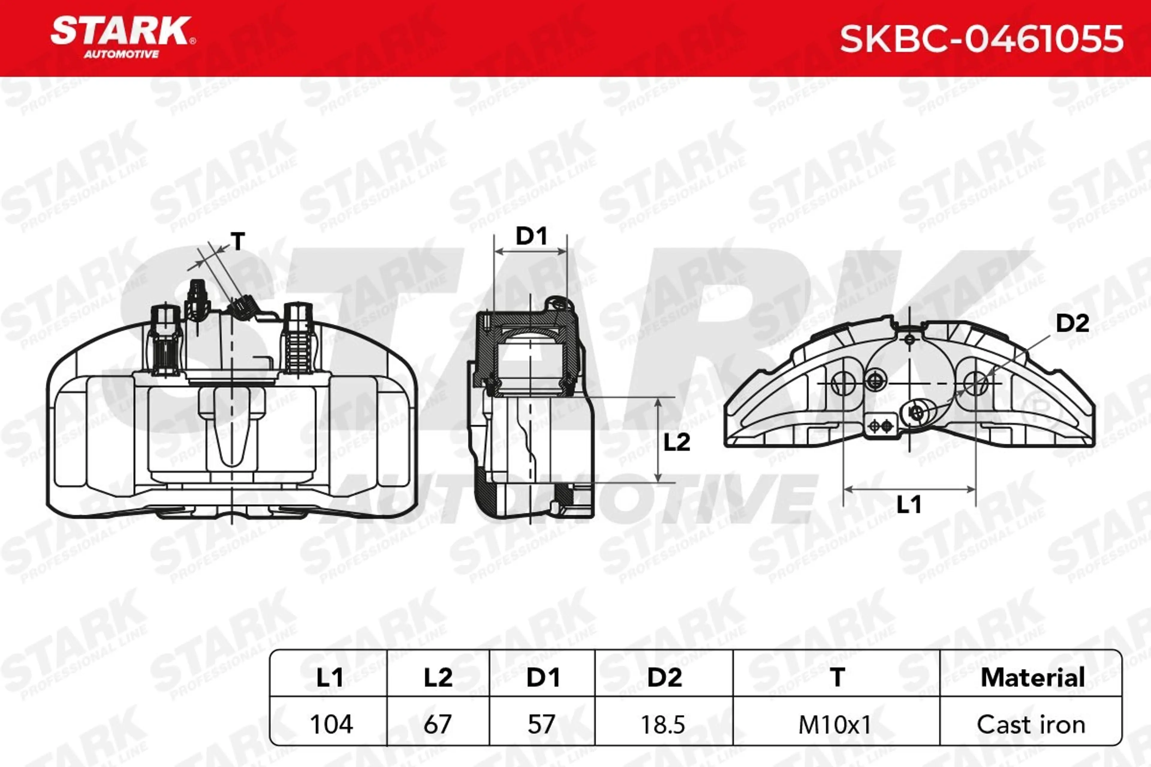 PINZA DE FRENO (SIN  DEVOLUCIÓN CAS