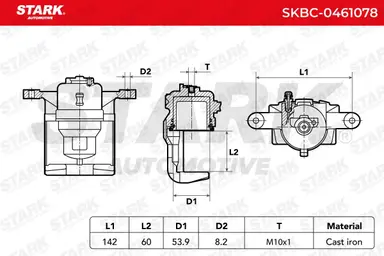 PINZA DE FRENO (SIN  DEVOLUCIÓN CAS