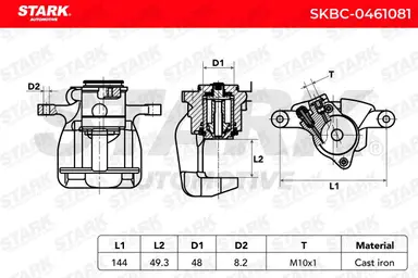 PINZA DE FRENO (SIN  DEVOLUCIÓN CAS