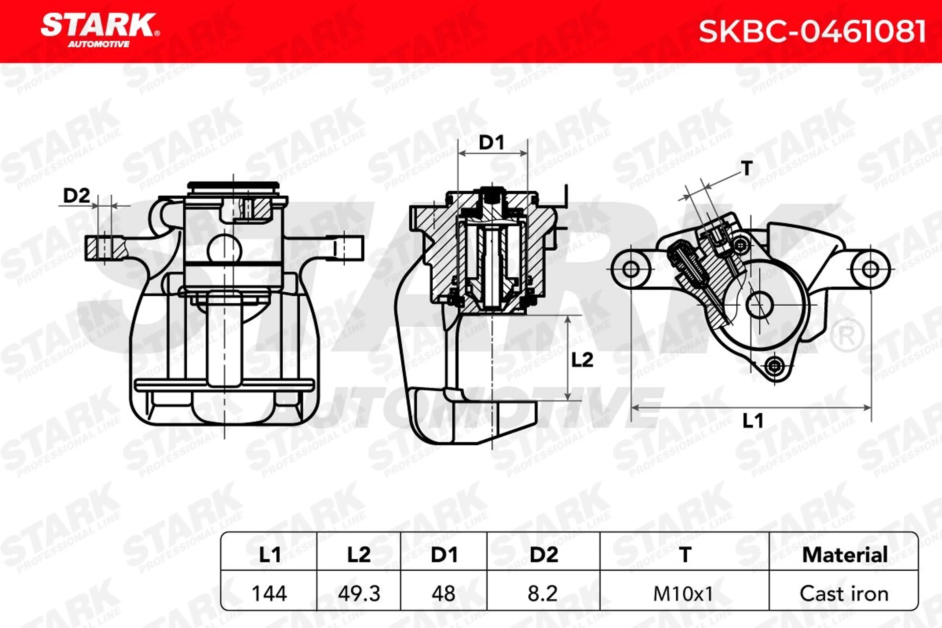 PINZA DE FRENO (SIN  DEVOLUCIÓN CAS