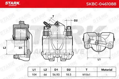 PINZA DE FRENO (SIN  DEVOLUCIÓN CAS