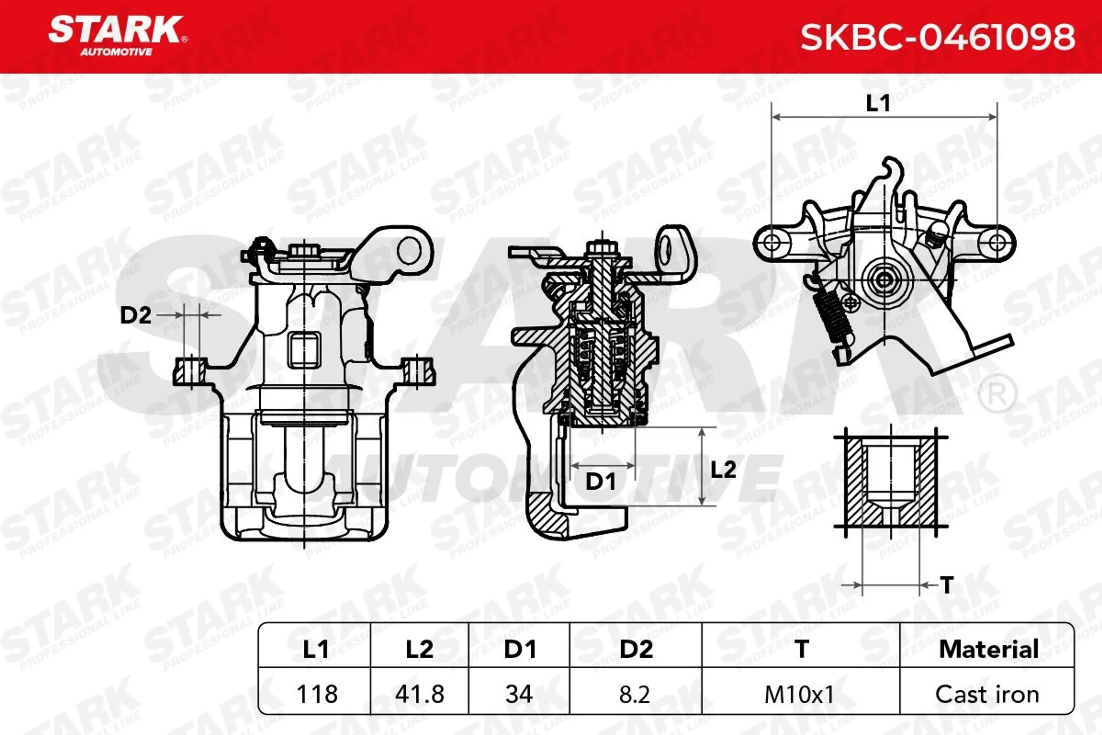 PINZA DE FRENO (SIN  DEVOLUCIÓN CAS