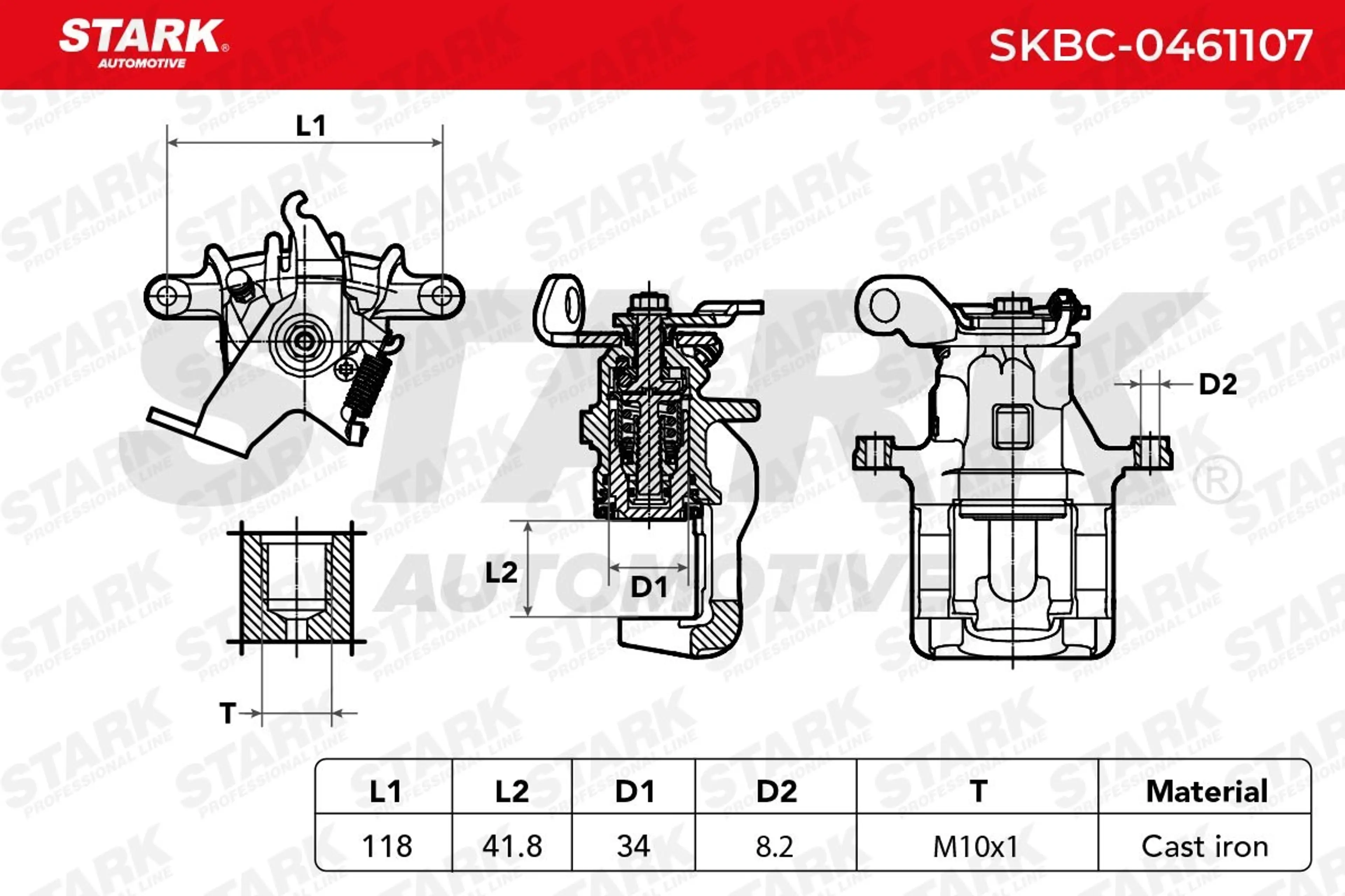 PINZA DE FRENO (SIN  DEVOLUCIÓN CAS