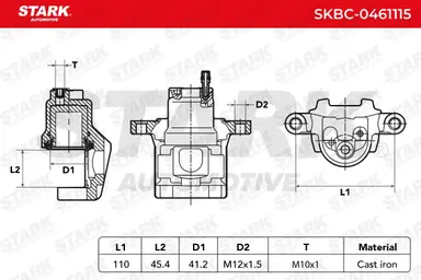 PINZA DE FRENO (SIN  DEVOLUCIÓN CAS