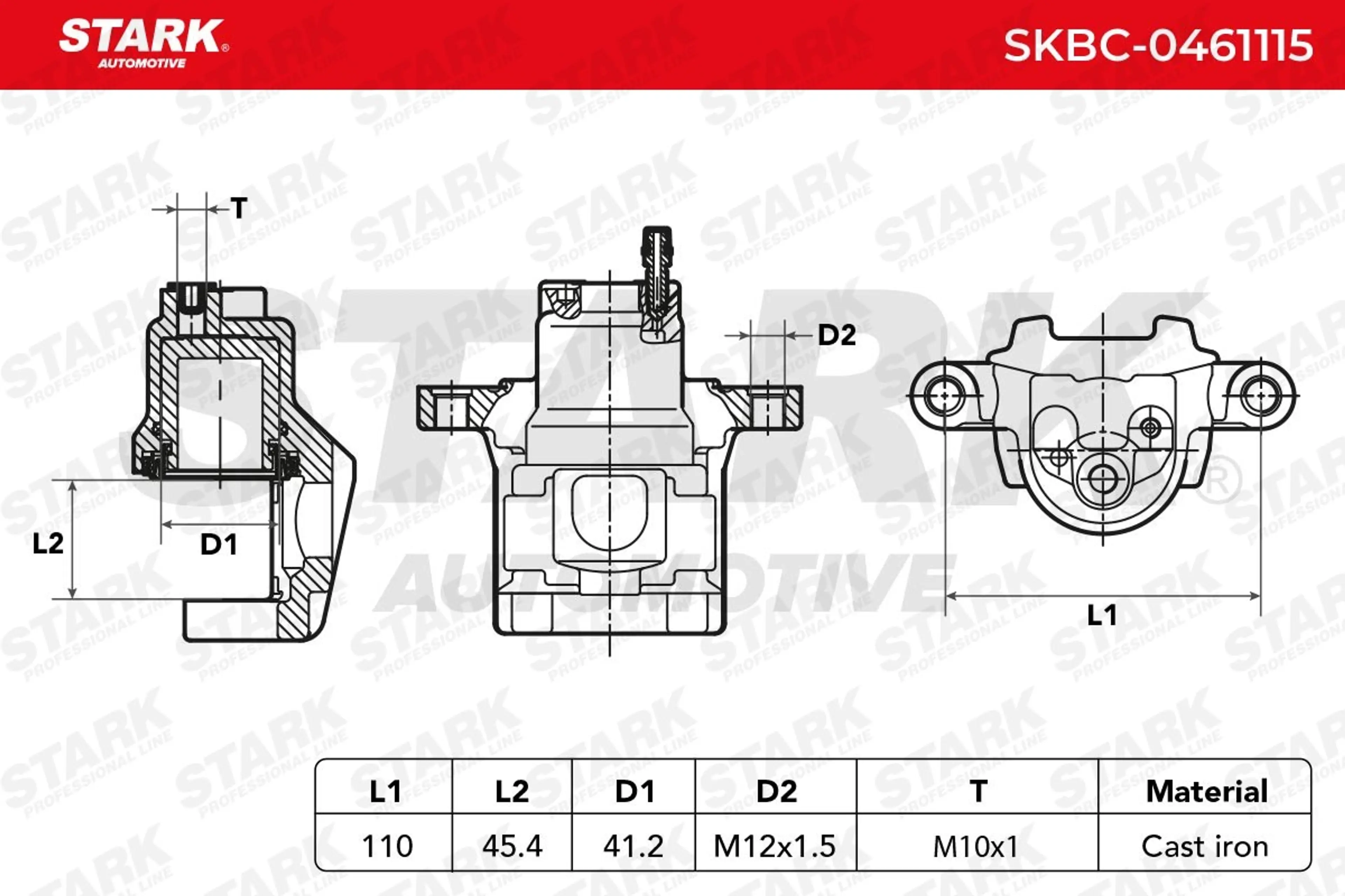 PINZA DE FRENO (SIN  DEVOLUCIÓN CAS