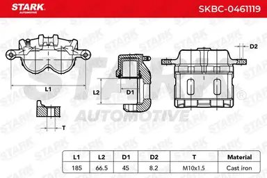 PINZA DE FRENO (SIN  DEVOLUCIÓN CAS