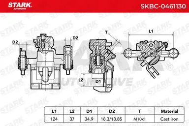 PINZA DE FRENO (SIN  DEVOLUCIÓN CAS