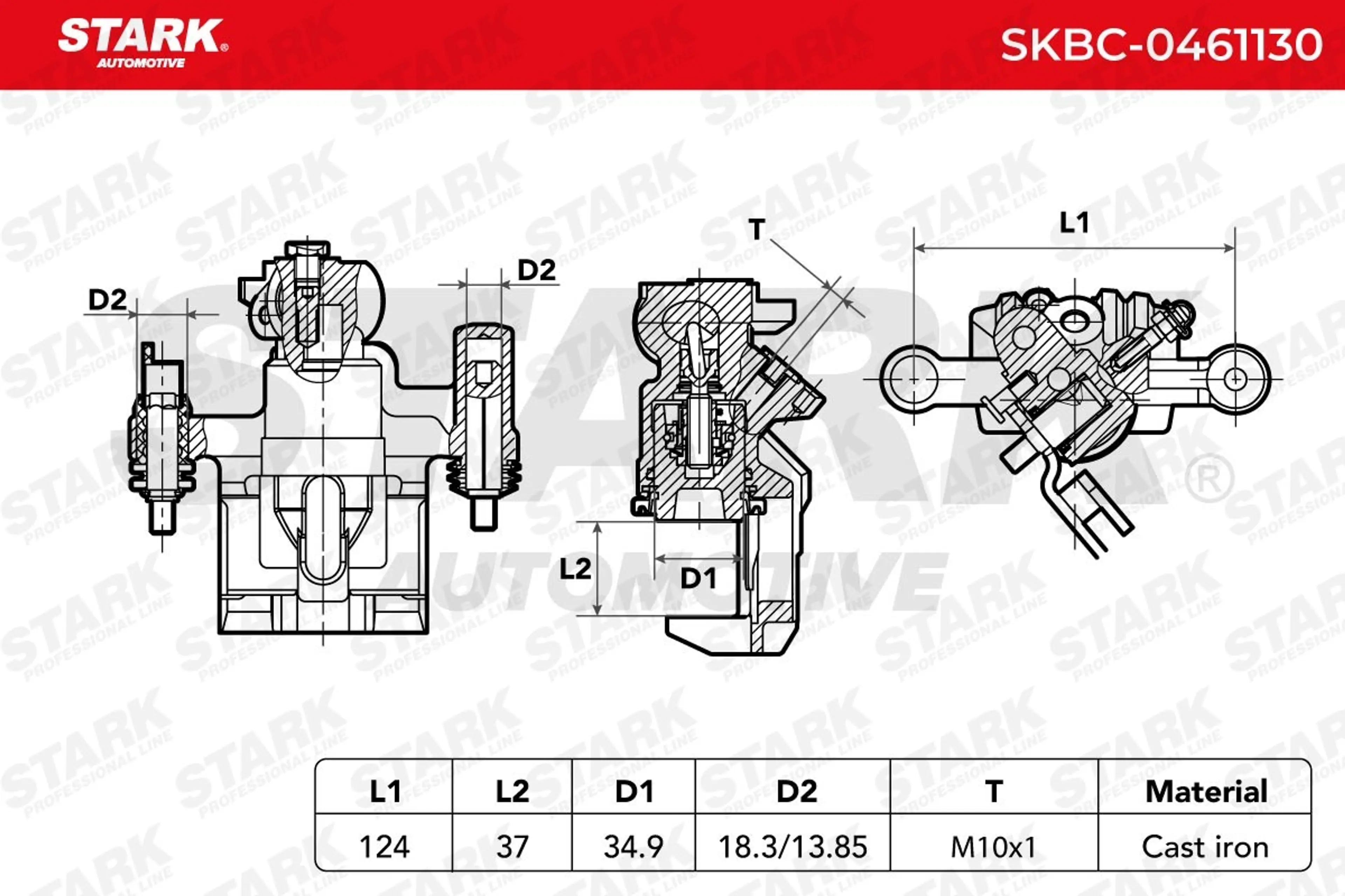 PINZA DE FRENO (SIN  DEVOLUCIÓN CAS
