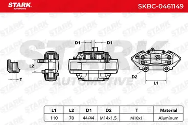 PINZA DE FRENO (SIN  DEVOLUCIÓN CAS