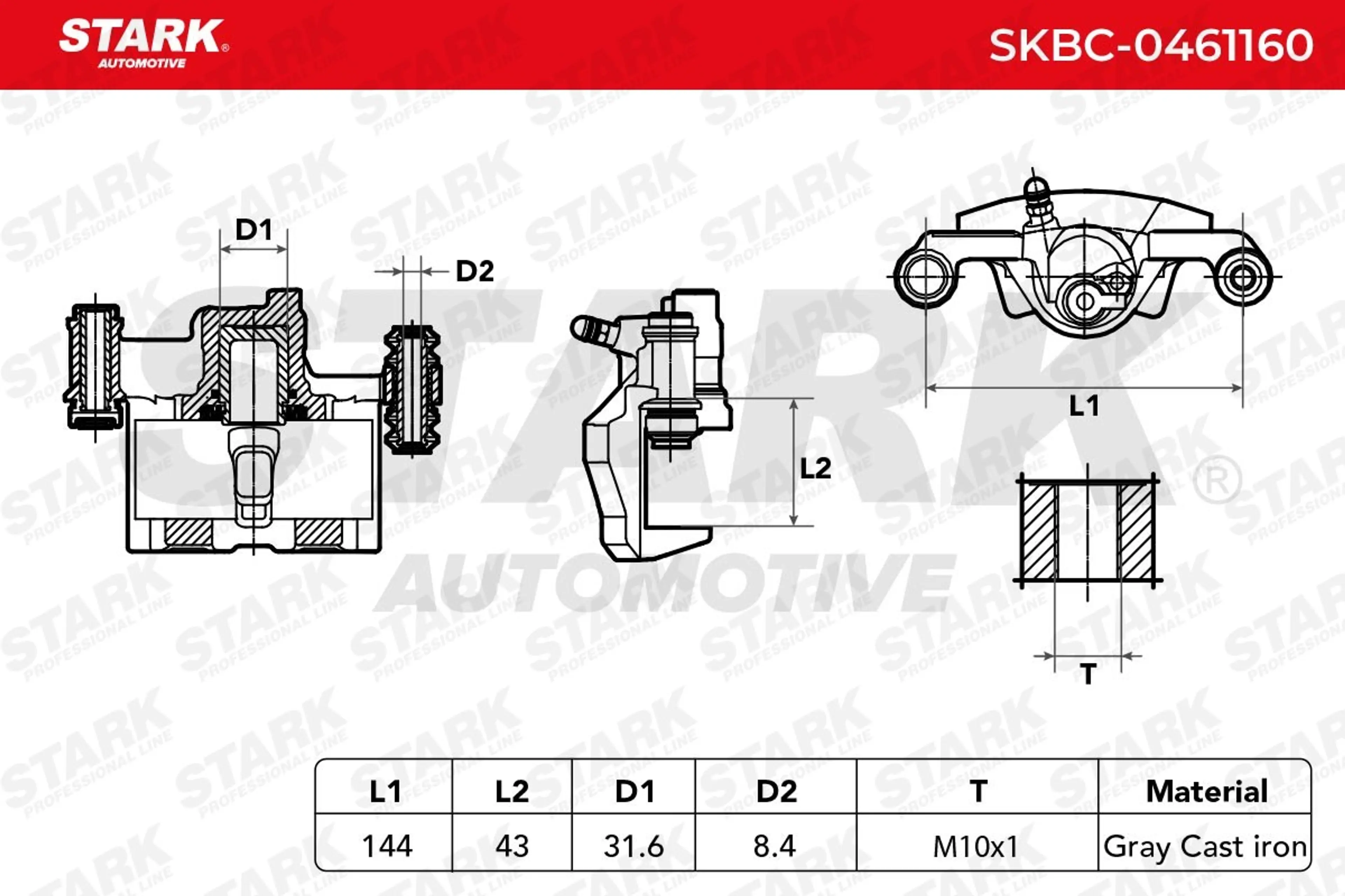 PINZA DE FRENO (SIN  DEVOLUCIÓN CAS