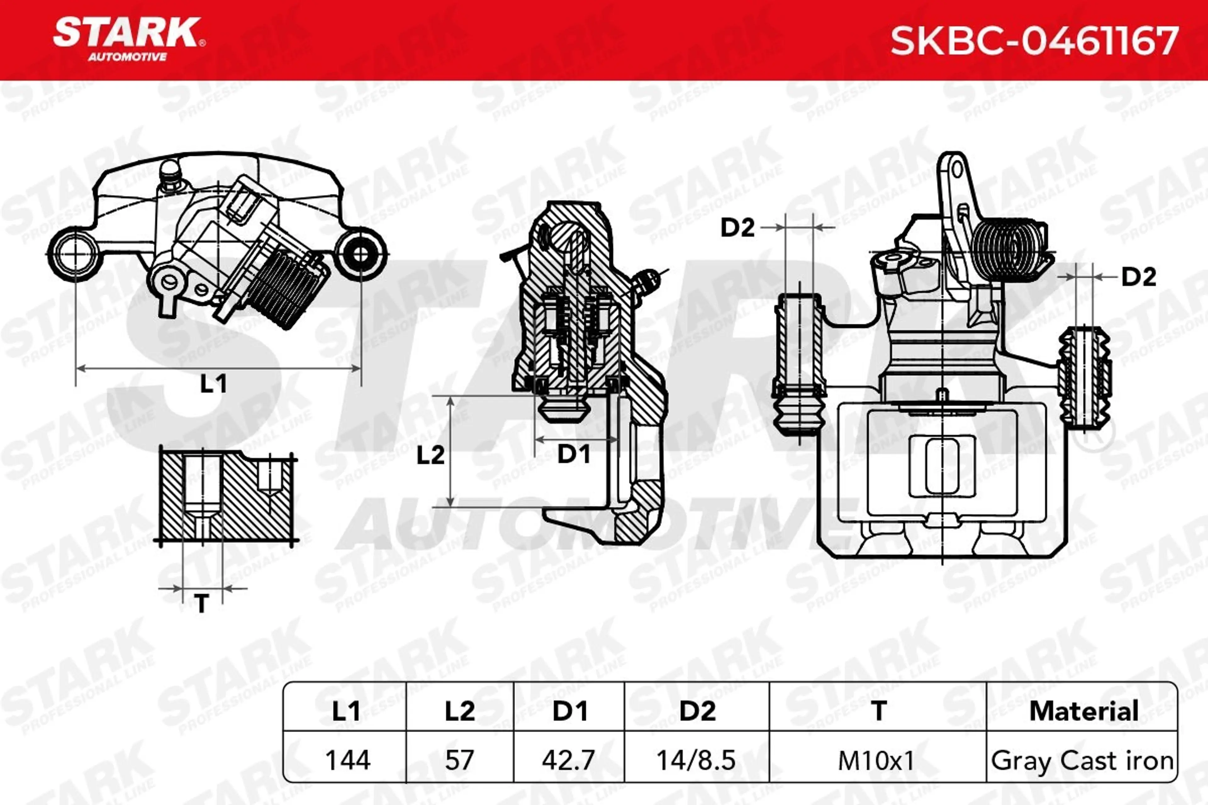 PINZA DE FRENO (SIN  DEVOLUCIÓN CAS