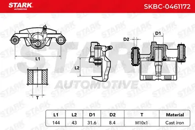 PINZA DE FRENO (SIN  DEVOLUCIÓN CAS