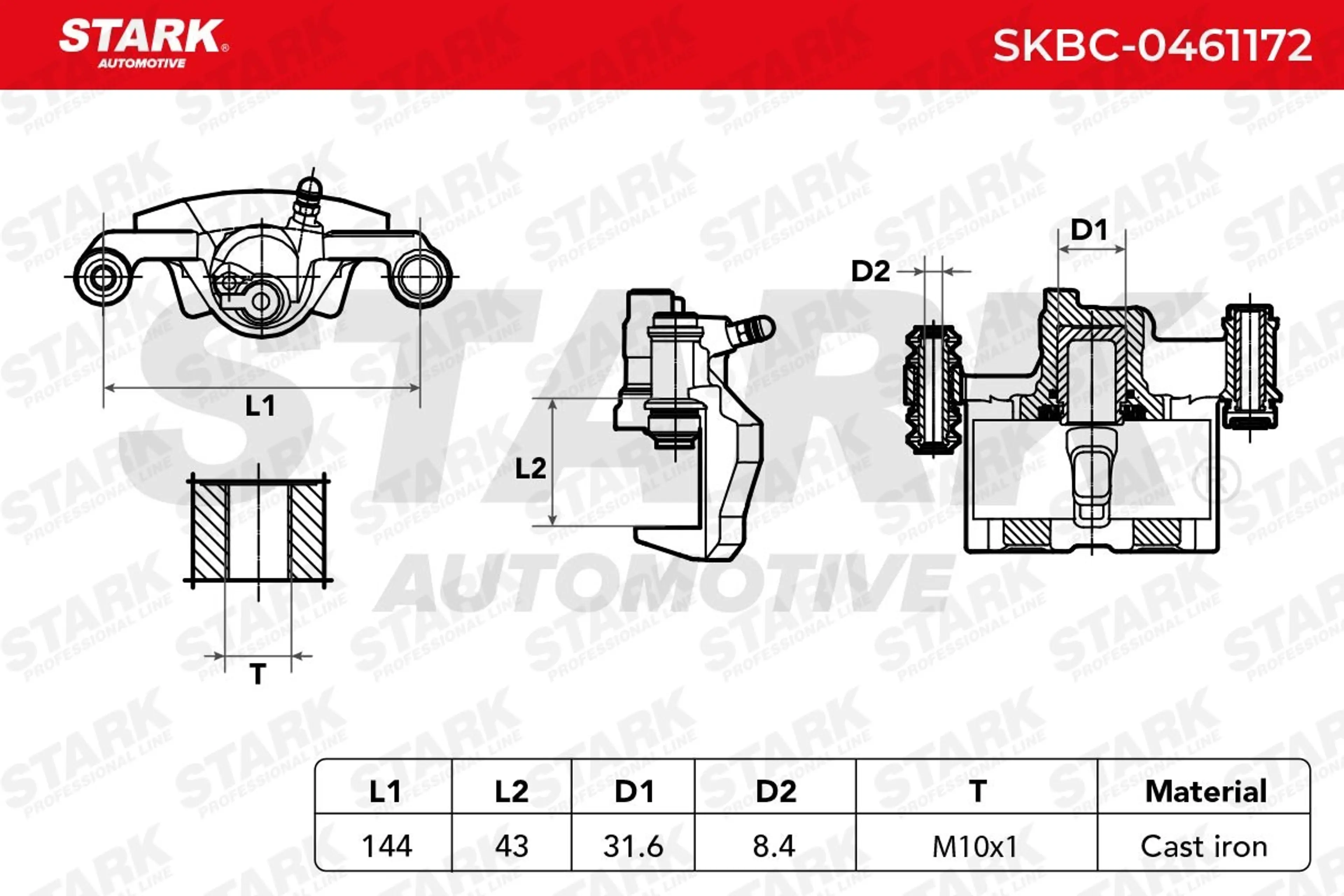 PINZA DE FRENO (SIN  DEVOLUCIÓN CAS