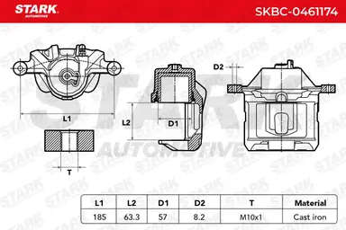 PINZA DE FRENO (SIN  DEVOLUCIÓN CAS