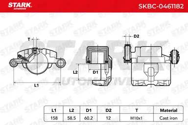 PINZA DE FRENO (SIN  DEVOLUCIÓN CAS
