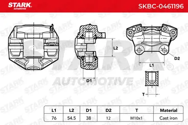 PINZA DE FRENO (SIN  DEVOLUCIÓN CAS