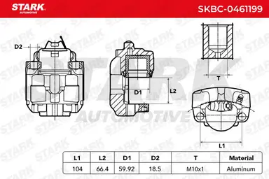 PINZA DE FRENO (SIN  DEVOLUCIÓN CAS