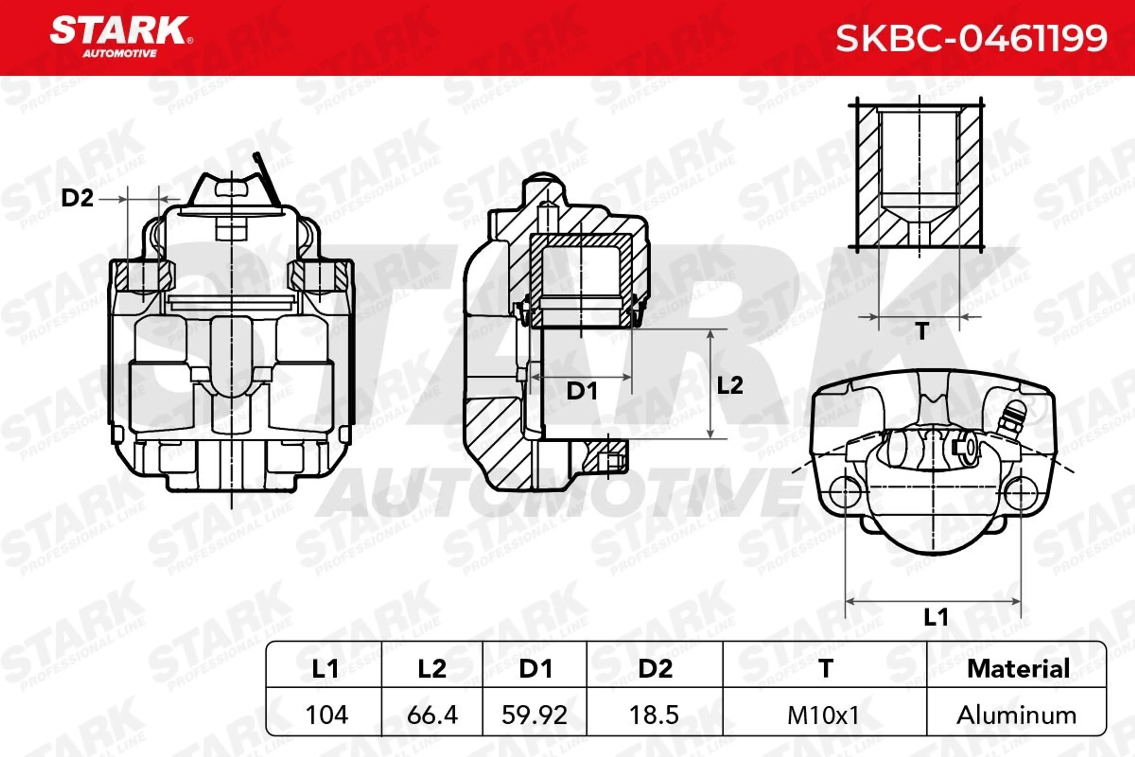 PINZA DE FRENO (SIN  DEVOLUCIÓN CAS