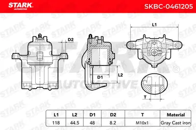 PINZA DE FRENO (SIN  DEVOLUCIÓN CAS
