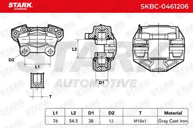 PINZA DE FRENO (SIN  DEVOLUCIÓN CAS