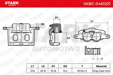 PINZA DE FRENO (SIN  DEVOLUCIÓN CAS