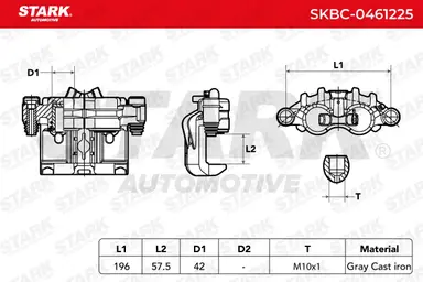 PINZA DE FRENO (SIN  DEVOLUCIÓN CAS