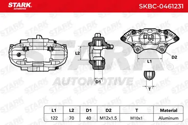 PINZA DE FRENO (SIN  DEVOLUCIÓN CAS