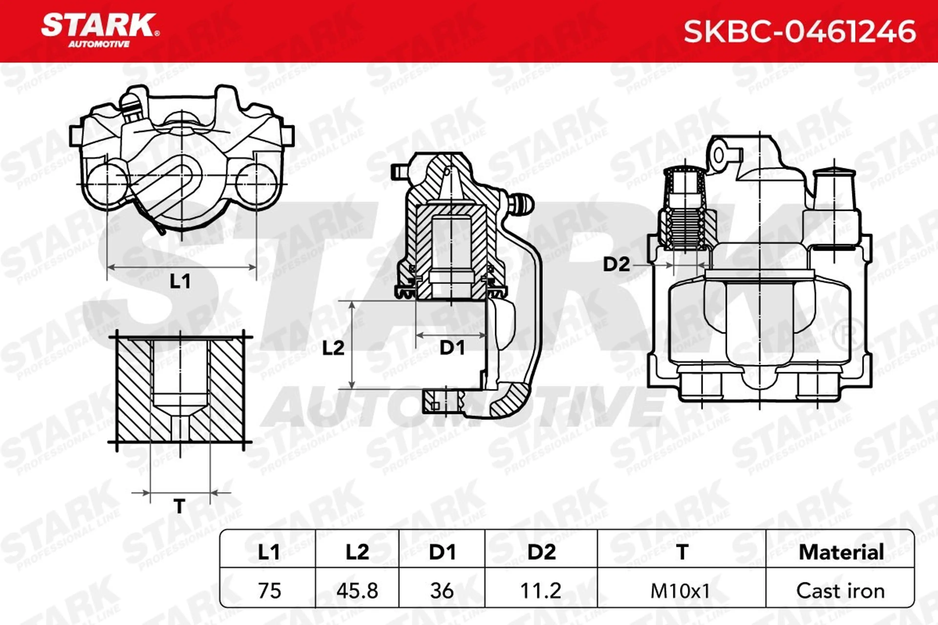 PINZA DE FRENO (SIN  DEVOLUCIÓN CAS