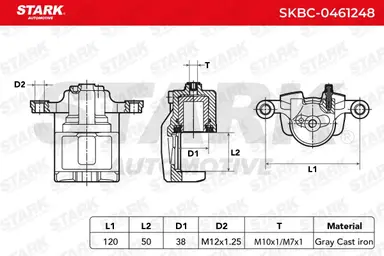 PINZA DE FRENO (SIN  DEVOLUCIÓN CAS