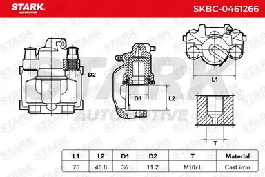 PINZA DE FRENO (SIN  DEVOLUCIÓN CAS