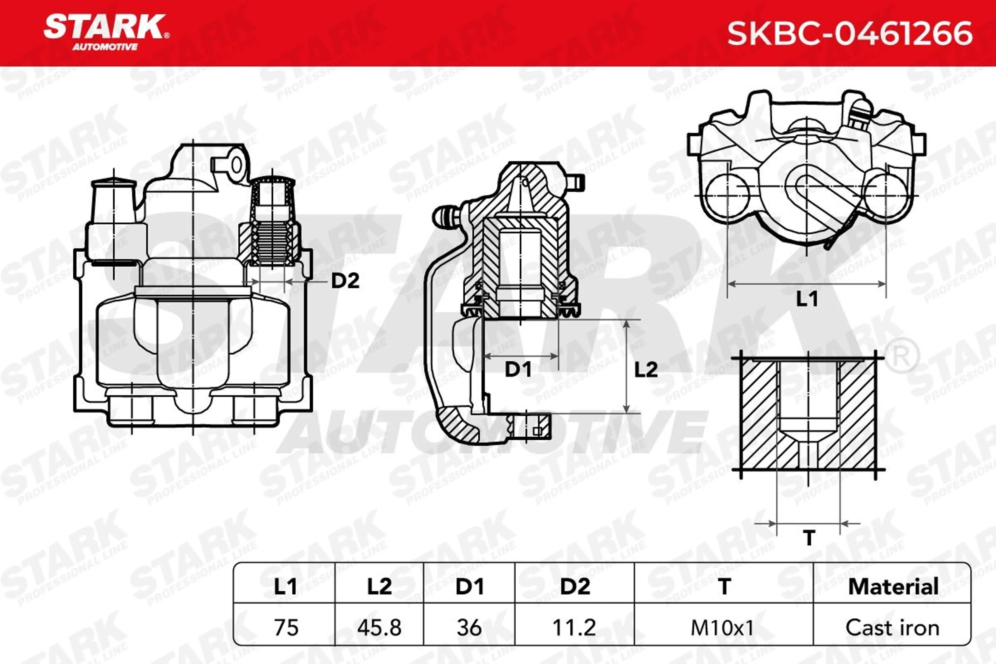 PINZA DE FRENO (SIN  DEVOLUCIÓN CAS