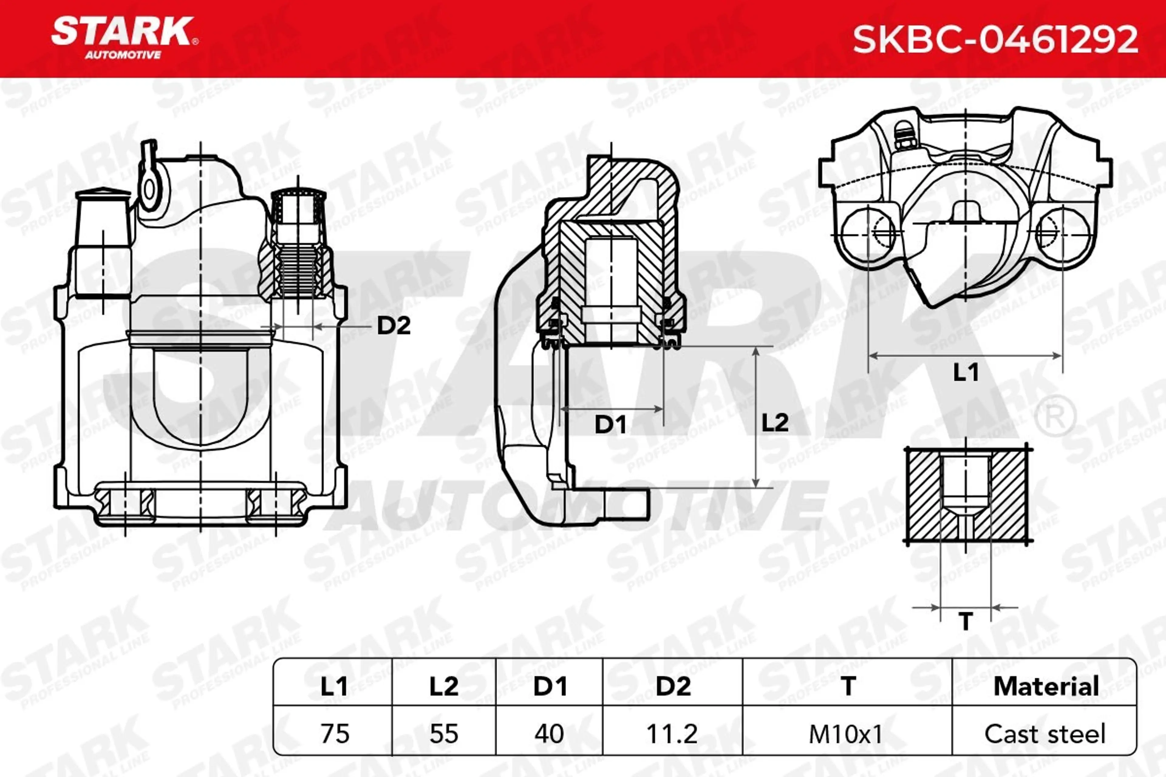 PINZA DE FRENO (SIN  DEVOLUCIÓN CAS