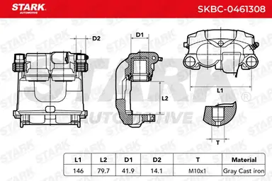 PINZA DE FRENO (SIN  DEVOLUCIÓN CAS