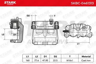 PINZA DE FRENO (SIN  DEVOLUCIÓN CAS