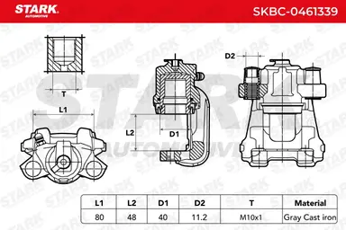 PINZA DE FRENO (SIN  DEVOLUCIÓN CAS