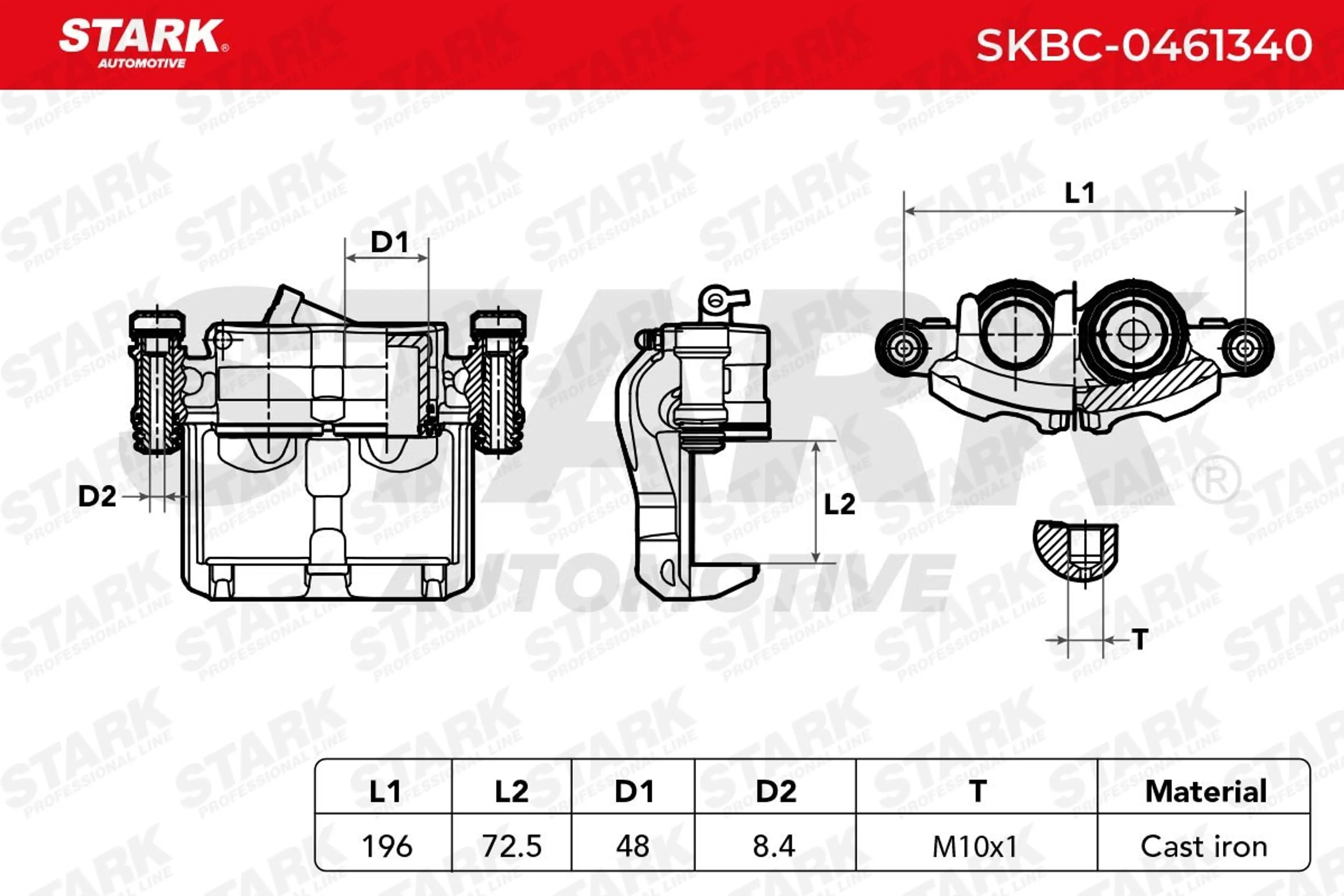PINZA DE FRENO (SIN  DEVOLUCIÓN CAS
