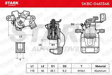 PINZA DE FRENO (SIN  DEVOLUCIÓN CAS
