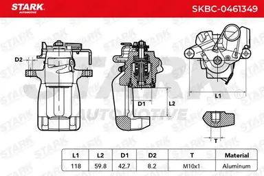 PINZA DE FRENO (SIN  DEVOLUCIÓN CAS