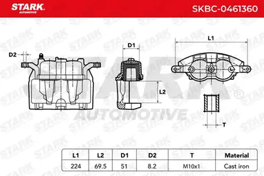 PINZA DE FRENO (SIN  DEVOLUCIÓN CAS