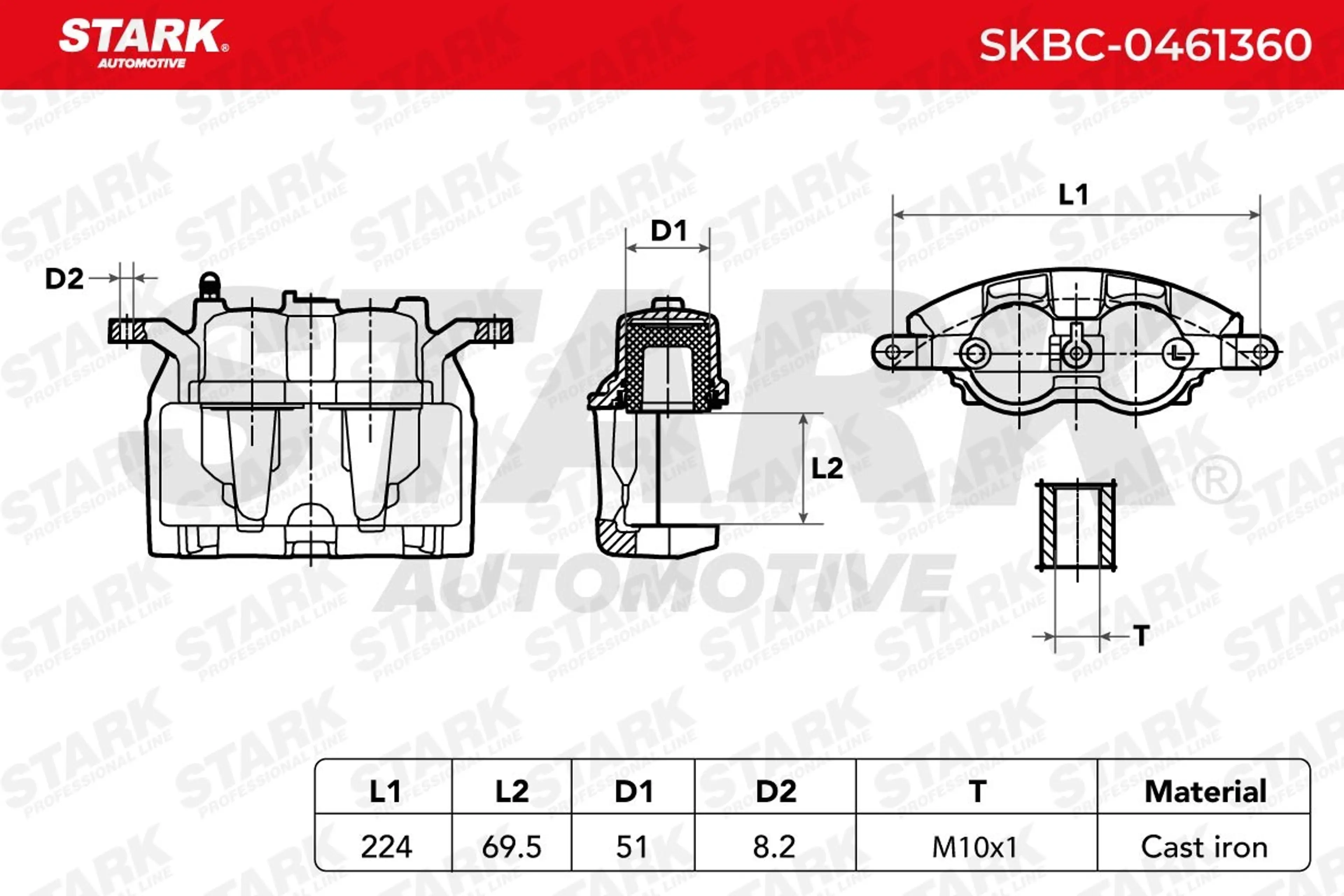 PINZA DE FRENO (SIN  DEVOLUCIÓN CAS