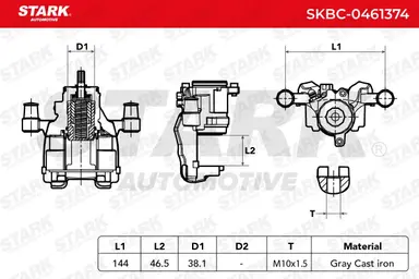 PINZA DE FRENO (SIN  DEVOLUCIÓN CAS