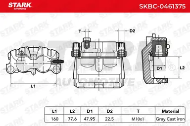 PINZA DE FRENO (SIN  DEVOLUCIÓN CAS