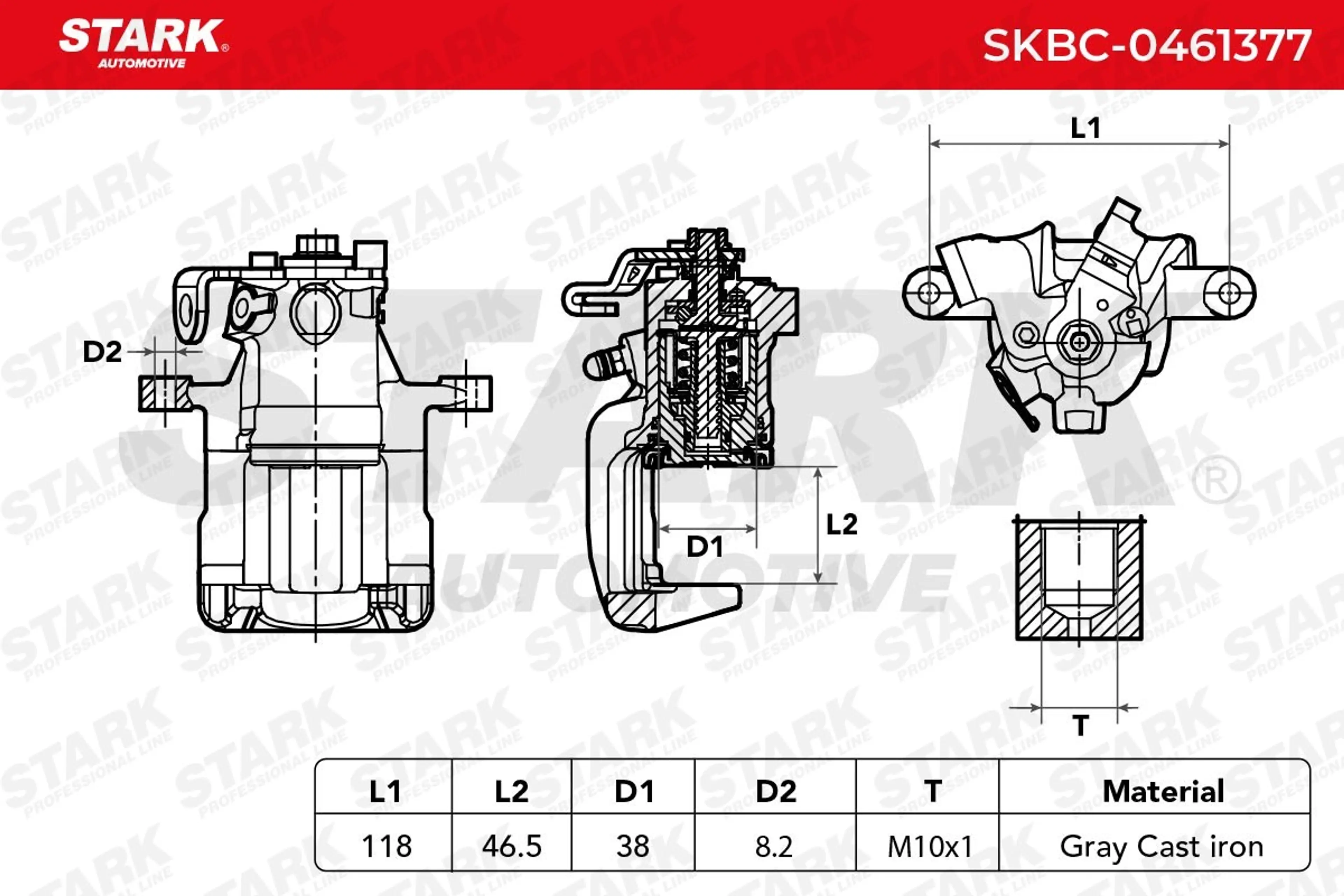 PINZA DE FRENO (SIN  DEVOLUCIÓN CAS