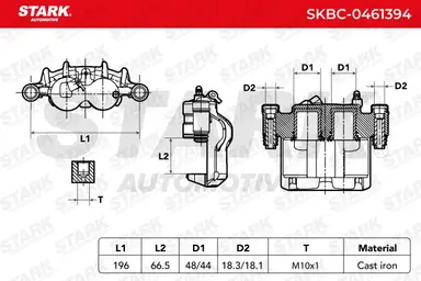 PINZA DE FRENO (SIN  DEVOLUCIÓN CAS