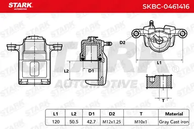 PINZA DE FRENO (SIN  DEVOLUCIÓN CAS