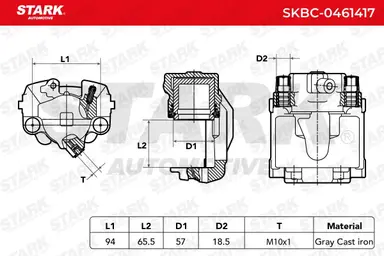 PINZA DE FRENO (SIN  DEVOLUCIÓN CAS